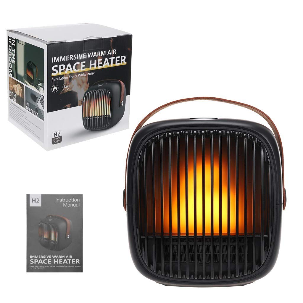 Chauffage soufflant céramique PTC 800W haute performance LED