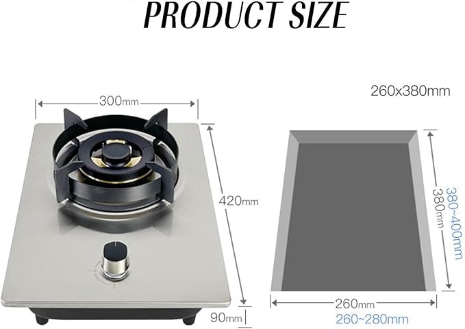 Estufa de Gas de 1 Quemador, Portátil, para Cocina Comercial miniatura 2