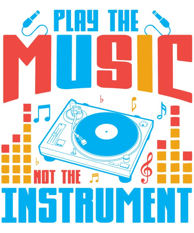 Toile Play Music 3 A2 : poster citation encourageante et mots inspirants