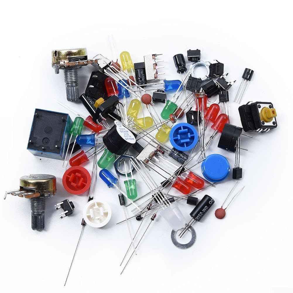 para arduino para kit de inicio para Mega2560, kit completo de electrónica STEM con sensores LCD1602, más de 100 componentes para proyectos de aprendizaje, juego definitivo para principiantes