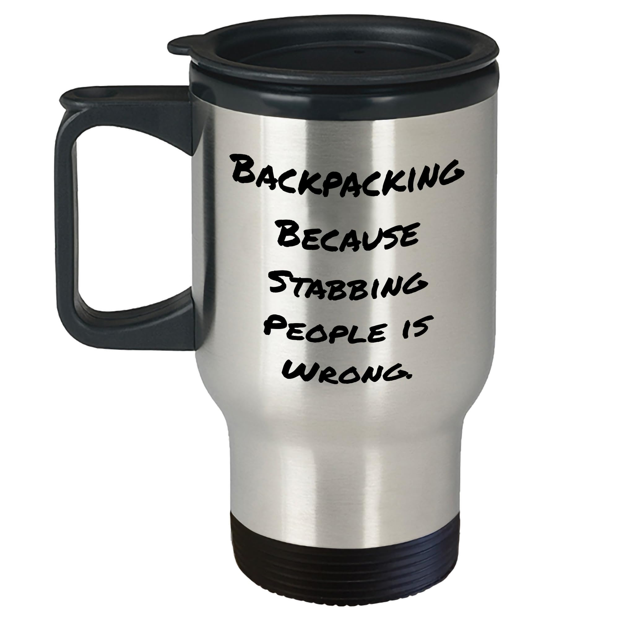 Inspirational Backpacking Quotes Funny Travel Mugs for Backpackers Gifts from Adventure Lovers to Best Friends on Birthday Unique Backpacking Accessories for Him Her