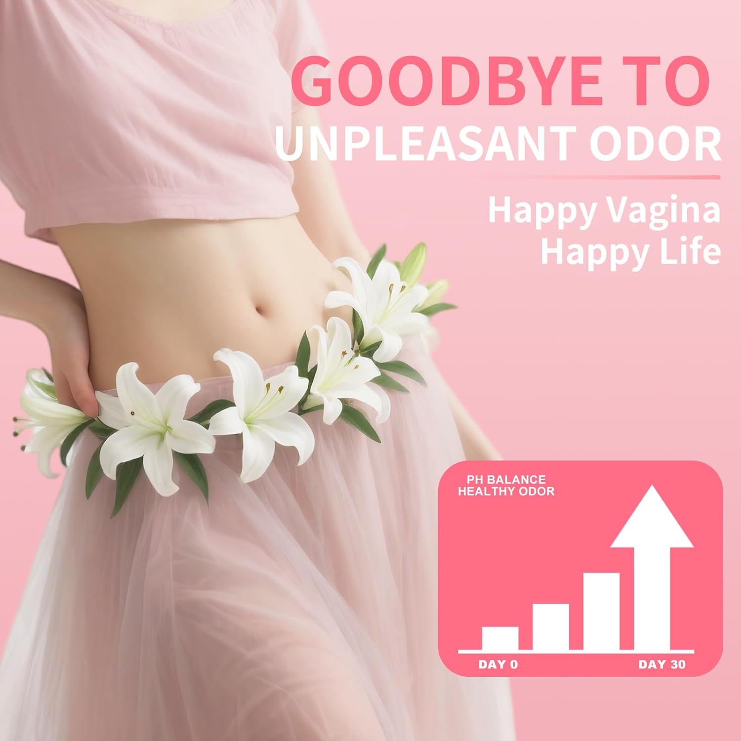 Premium Feminine Balance Gummies for Women's Health, Hawaiian Pineapple Gummies for Women Vaginal Probiotic & pH Balance Support - Vegan - Healthy Odor - Gluten-Free - 60 Count - Image 5