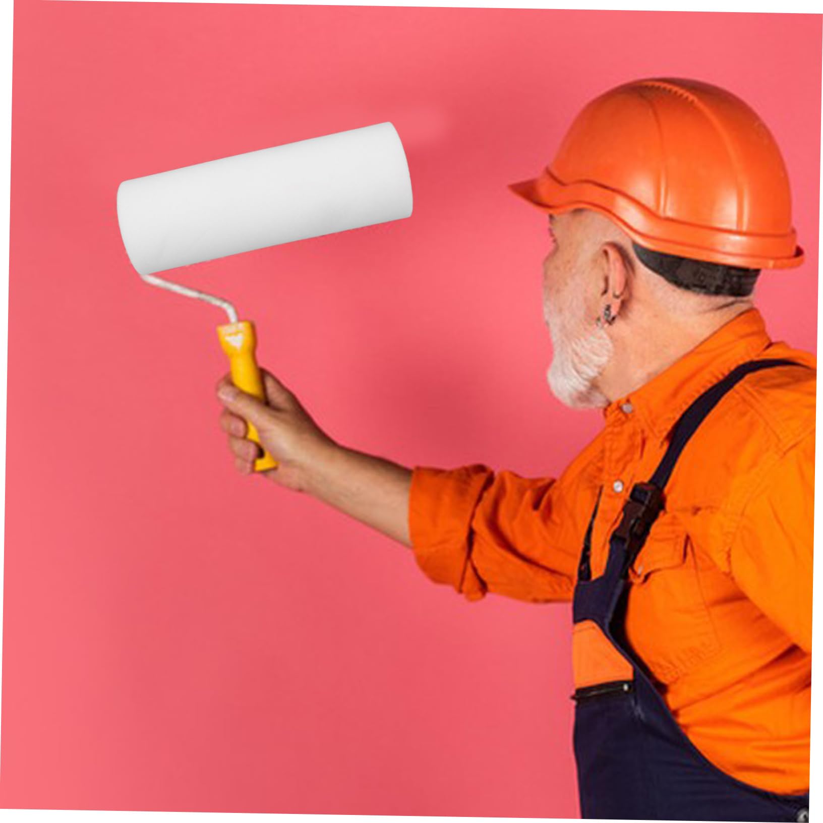 UKCOCO 4pezzi Per Pittura Murale Con Manico Ergonomico Strumento Compatto Per Finiture Precise Angoli e Piccole Aree Compatibile Con Vernici Base Di Olio