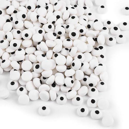 Miniatura 7 de Bolas oculares de caramelo, 250 unidades, ojos comestibles para decoración de pasteles, cupcakes, galletas, decoración de helado, chispas para