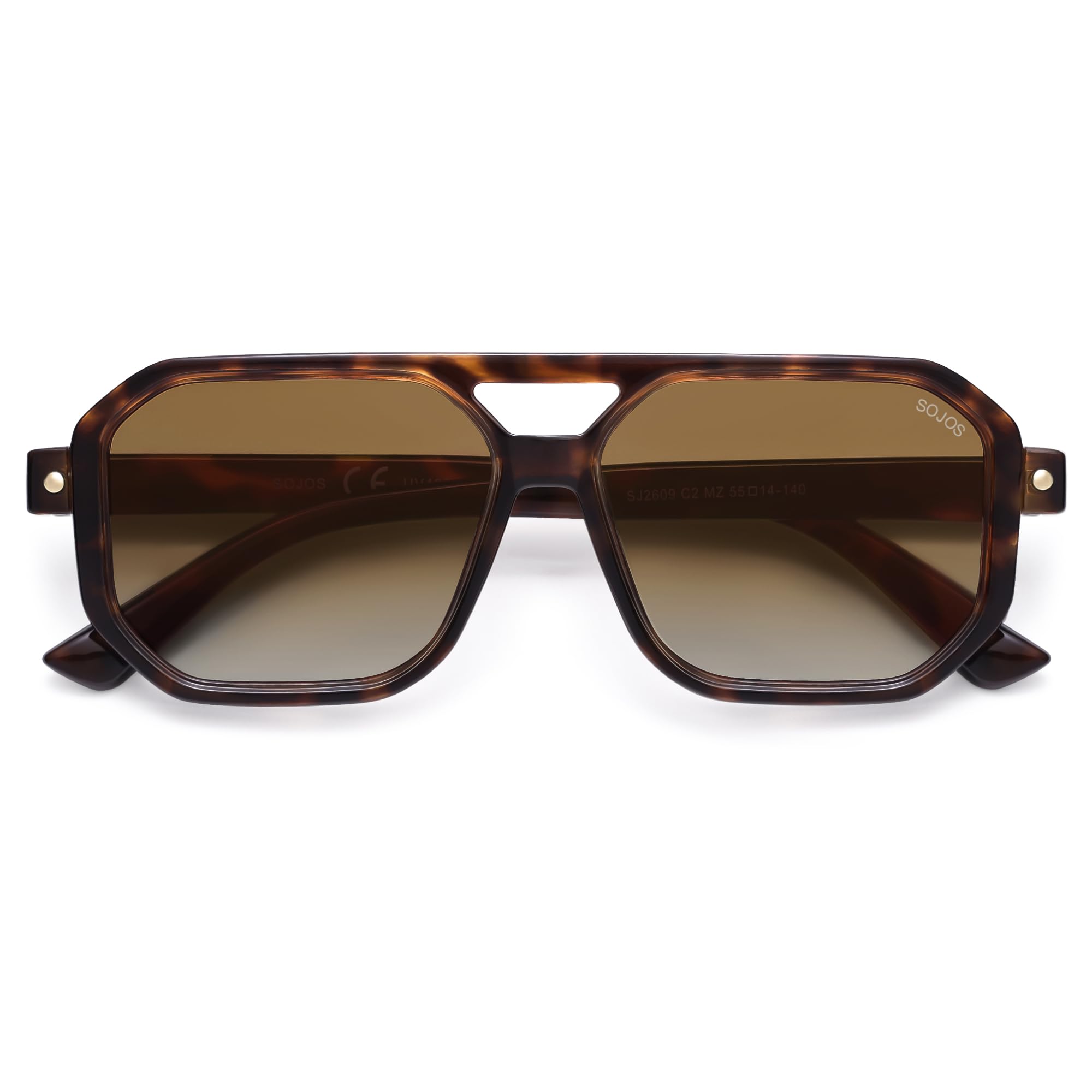 SOJOS Retro Gepolariseerde Rechthoekige Zonnebril Dames Heren Vintage Trendy Smalle Vierkante Zonnebrillen met UV400 Bescherming SJ2610, Medium SOJOS Retro Gepolariseerde Rechthoekige Zonnebril Dames Heren Vintage Trendy Smalle Vierkante Zonnebrillen met UV400 Bescherming SJ2610, Medium
