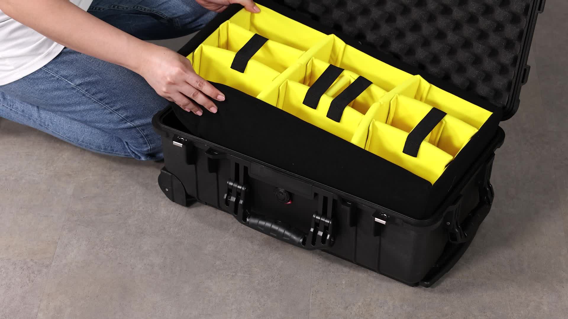 Pelican 1510 Rugged Watertight Case with Padded Dividers