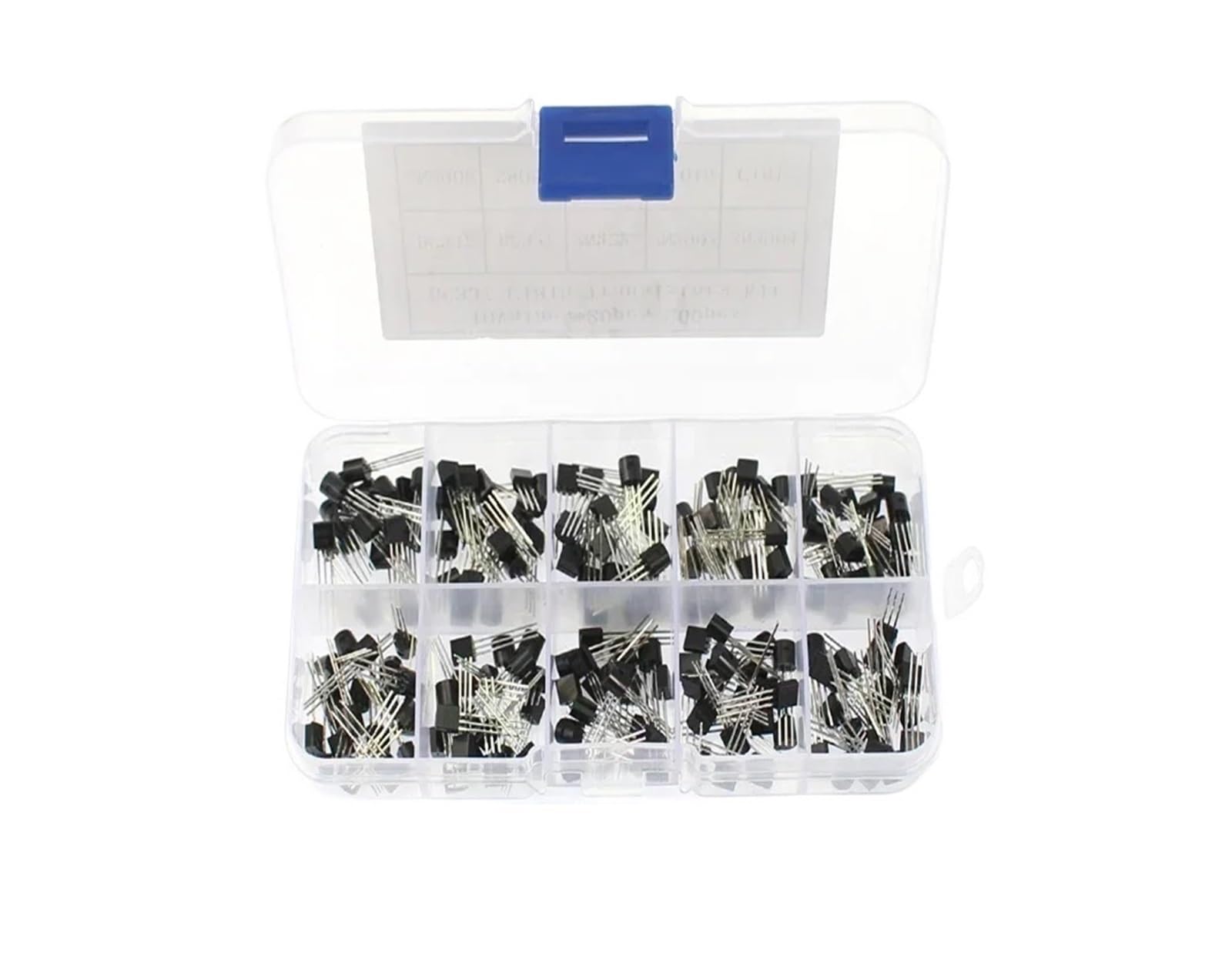 50-900pcs BJT Transistor Kit A1015 BC327 BC337 C1815 S8050 S8850 2N2222 2N2907 2N3904 2N3906 TO92 PNP NPN Triode Transistors Set(BC327-1015-840pcs)