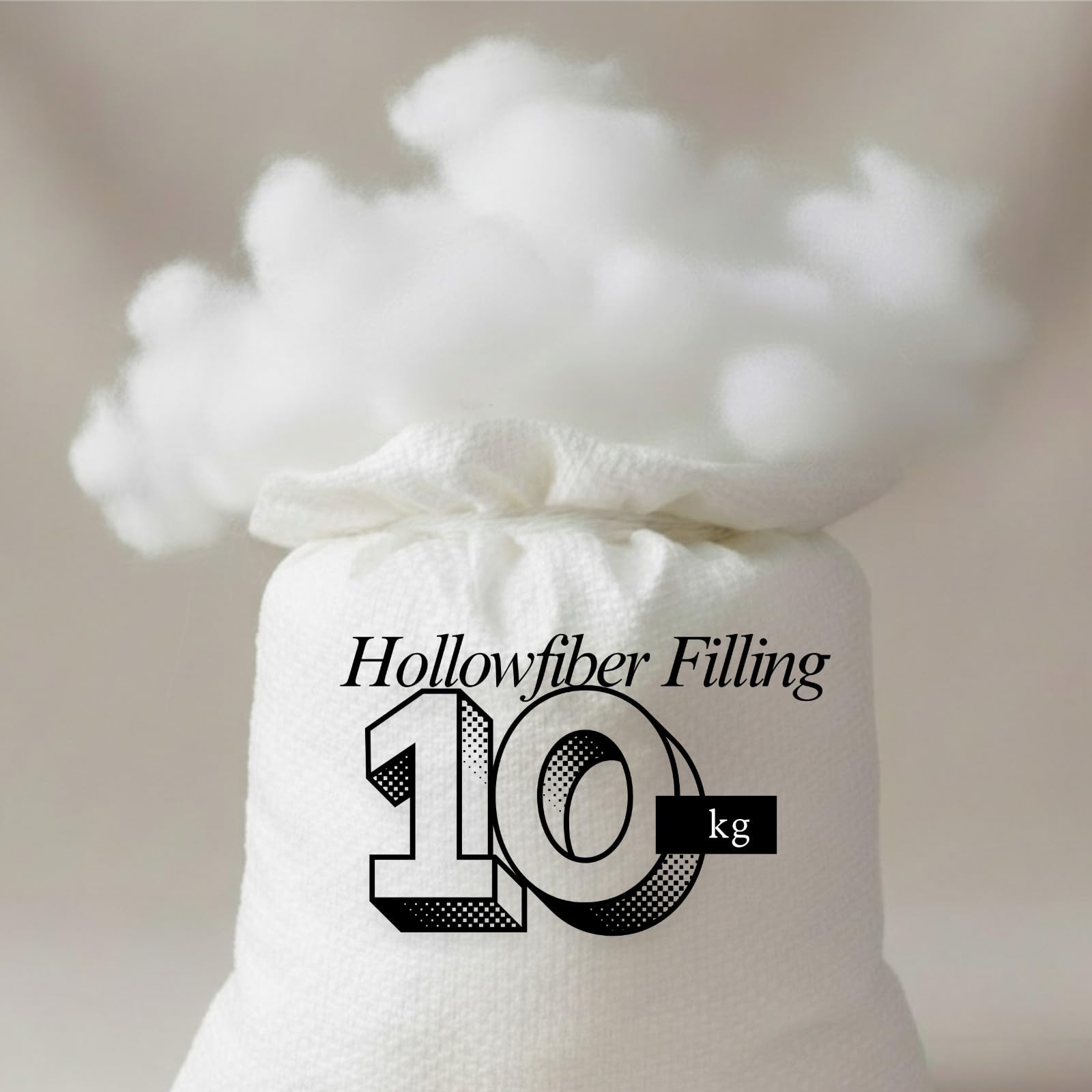 ARLINENS 10KG Virgin Hollow Fibre Stuffing or Filling for Cushions, Pillows, toys, teddy Bear, Pet Beds 100% Polyester High Grade Soft Hollow Fibre