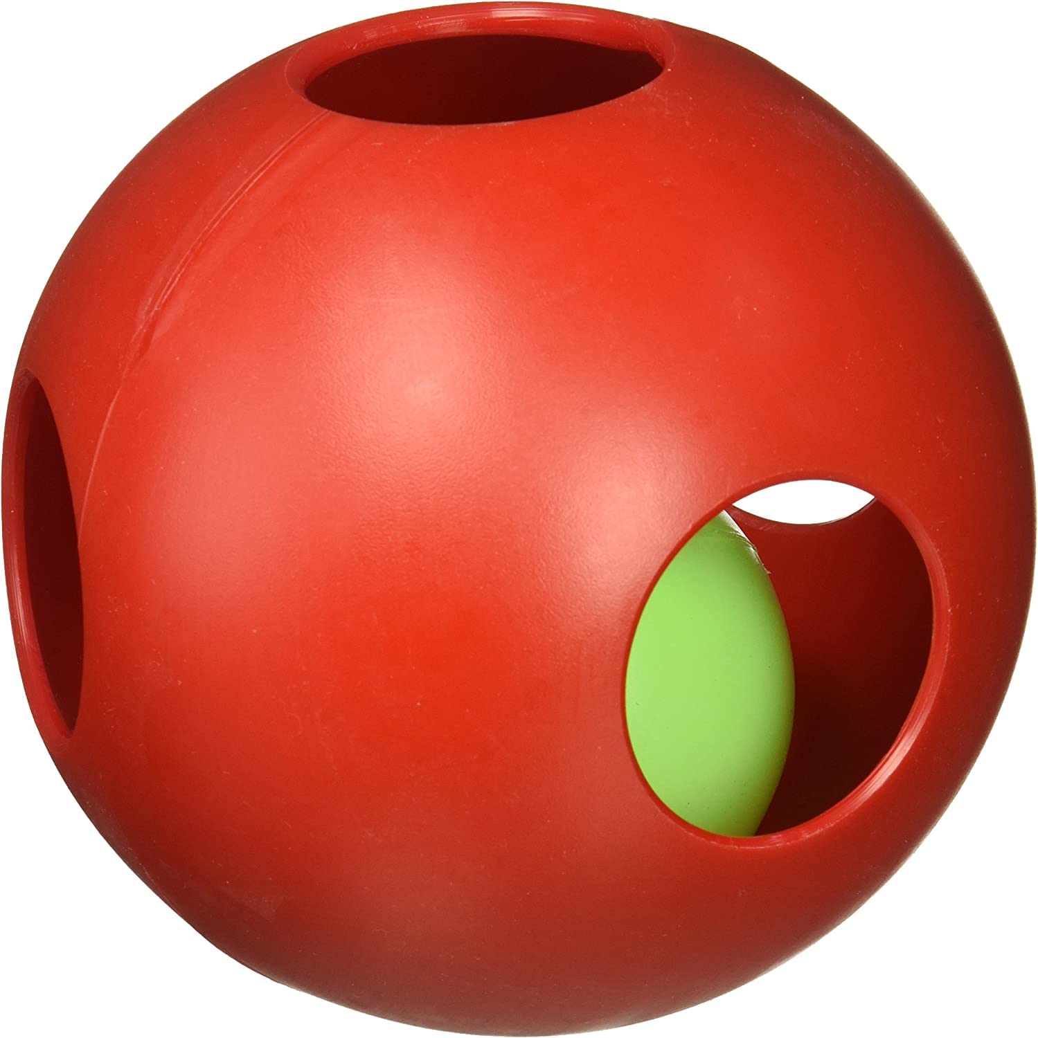 Teaser Ball Size: 6.5" H x 6" W x 6.25" D, Color: Red, Blues & Purples, 6-inch - Image 2