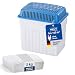 WENKO Luftentfeuchter 2 kg Blau, energiesparend da ohne Strom & geräuschlos