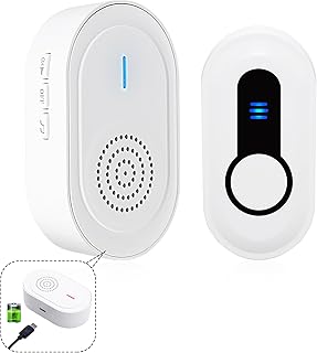 Wireless Caregiver Pager Call Button Nurse Call System Rechargeable & Portable Receiver with 1000Ft Range for Elderly/Patient/Disabled at Home/Hospital/Clinic…