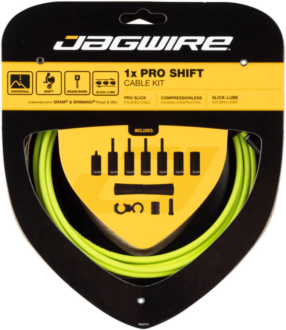 Jagwire Pro Unisex Adult Cables and Sheaths, Green, One Size
