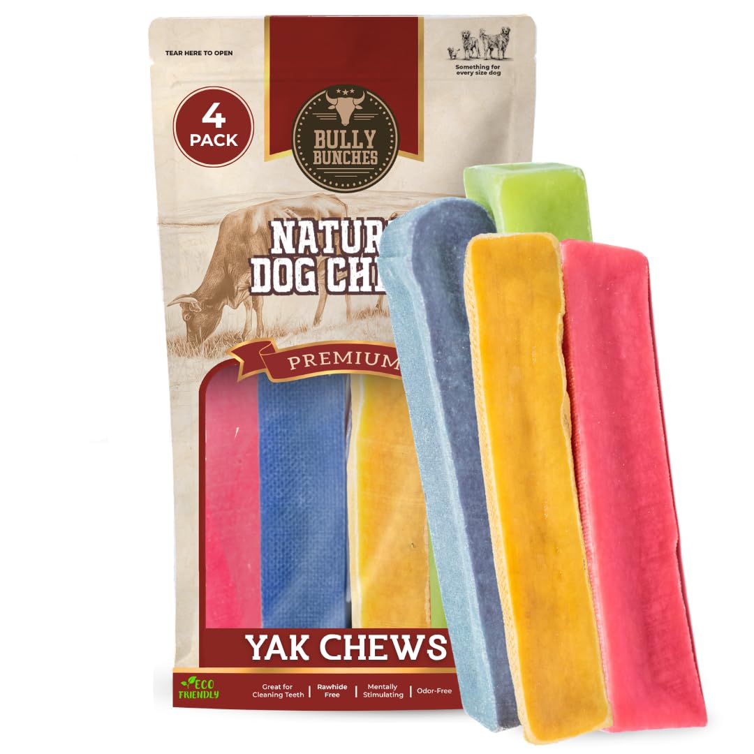 Bully Bunches Fruit-Flavored Yak Chew 4-Pack