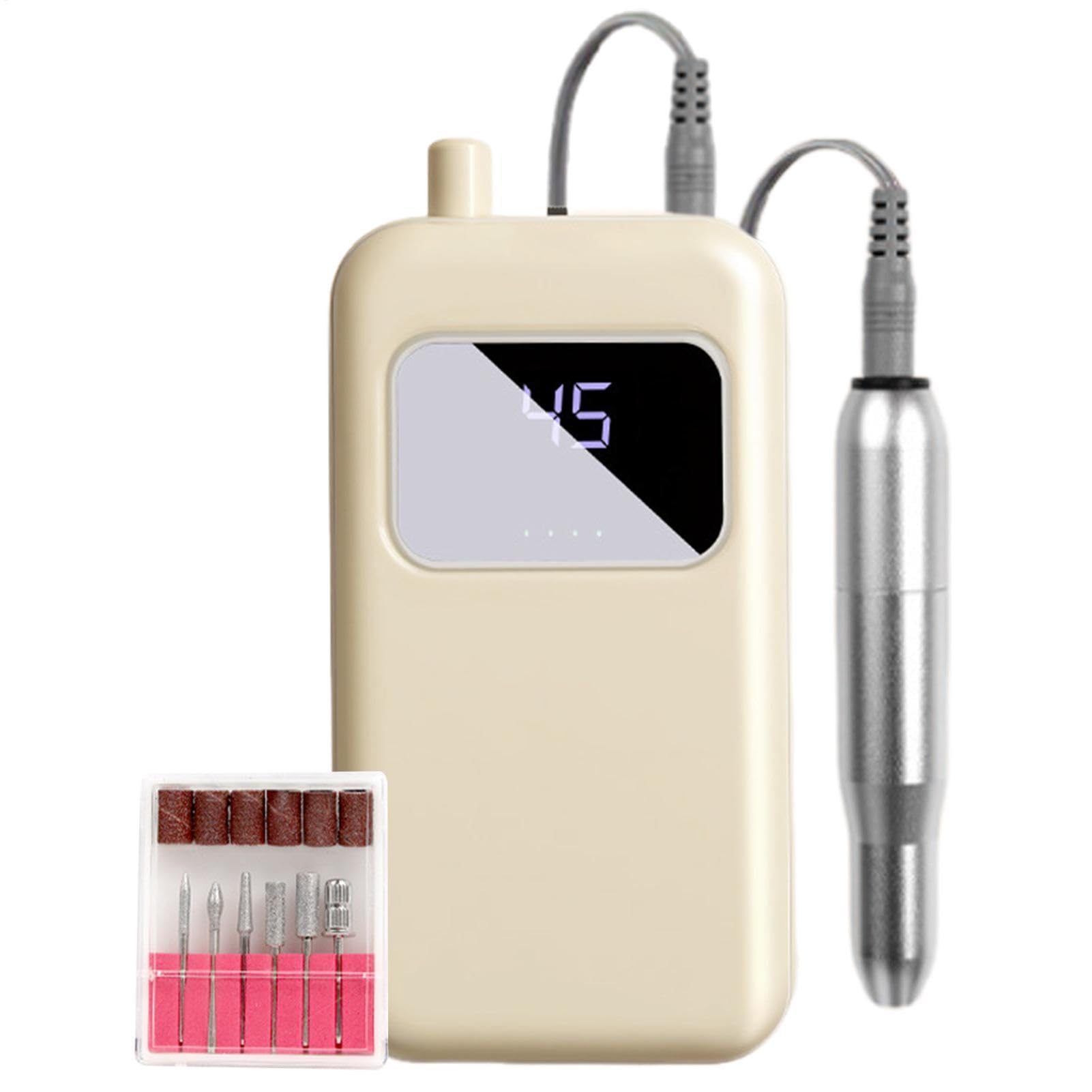 Recortador de uñas eléctrico Herramienta de manicura de precisión y | Fresadora de uñas eléctrica para manicura Para principiantes, madres, novias, salón, práctica, hogar y