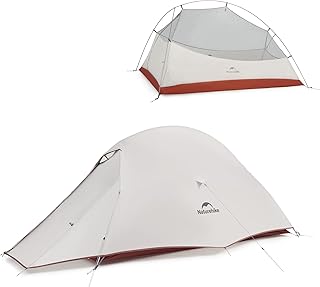 Naturehike Cloud up pro Zelt 1 Person Leichtes Campingzelt, Einfacher Aufbau Winddicht & Wasserdichtes Kuppelzelt für Outdoor Reisen Trekking