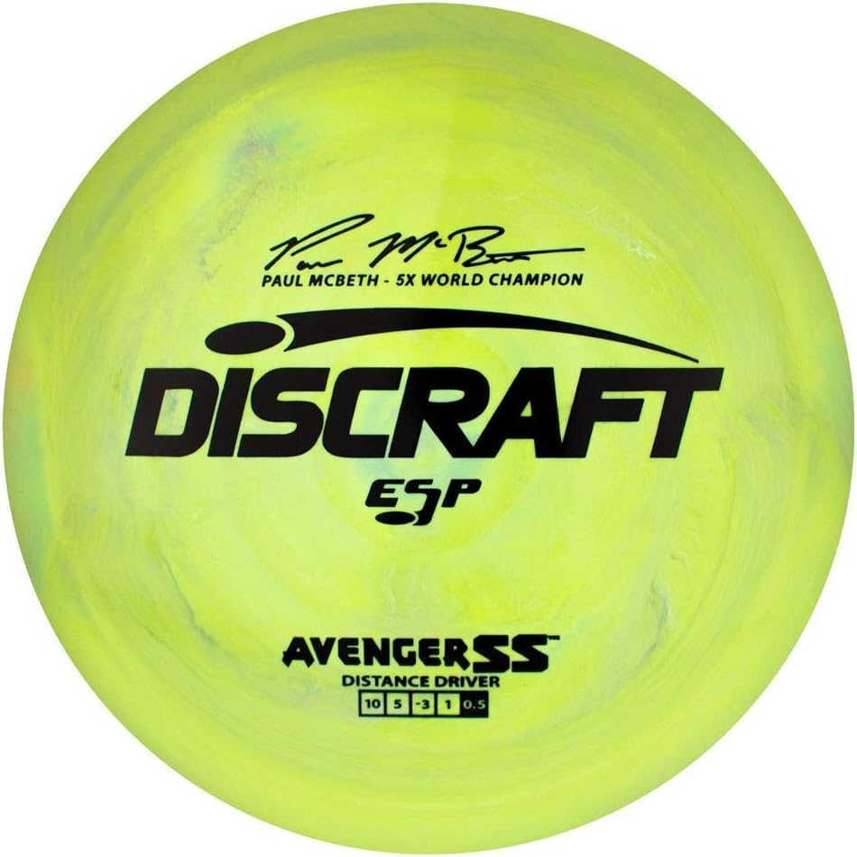 Discraft Paul McBeth Signature ESP Avenger SS Distance Driver Golf Disc [Colors May Vary]