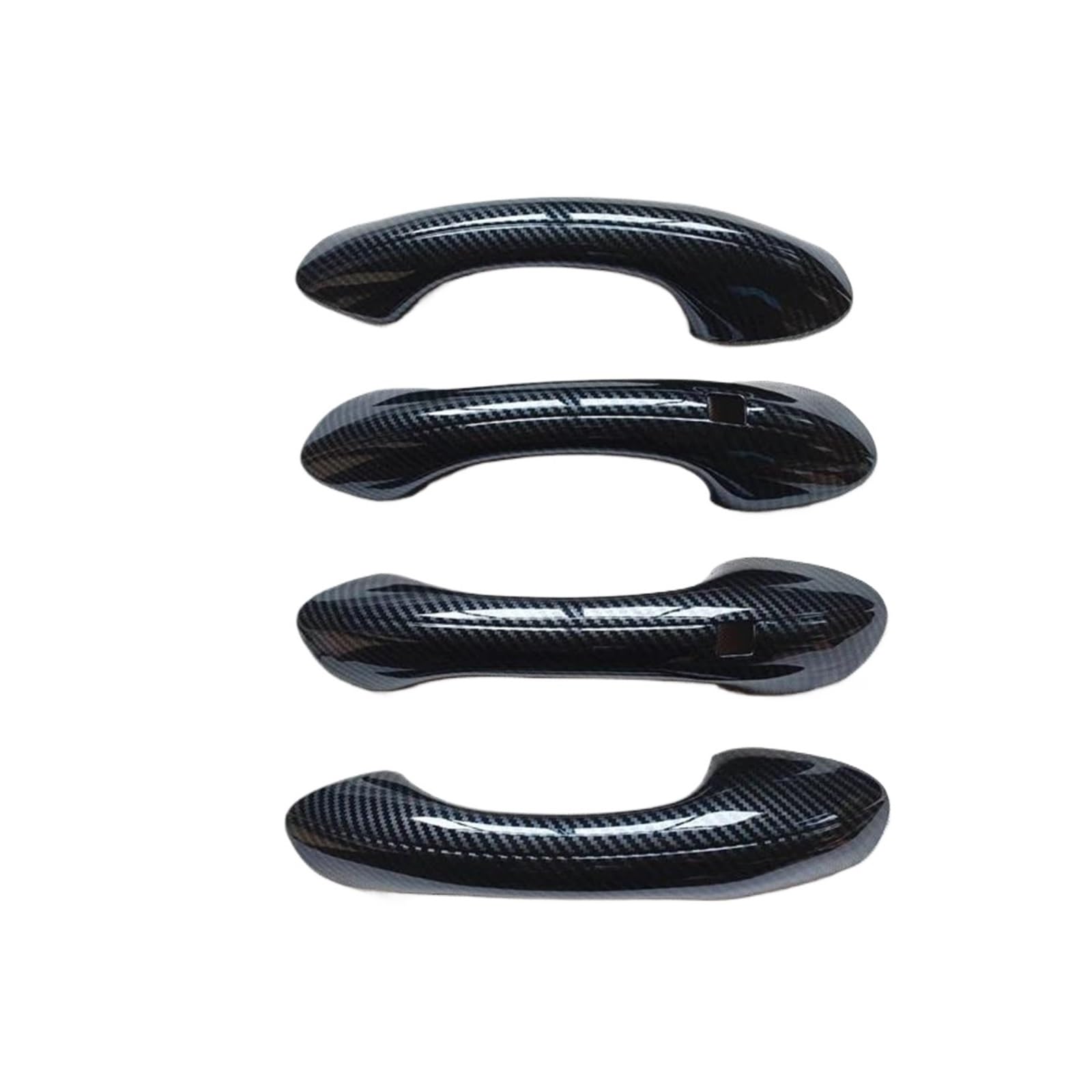 NVNZMFPPW for Hyundai for Santa Fe for Santafe TM 2019 2020 2021 2022 Accessories Door Handle Cover Trim Plastic Imitation Carbon Fiber