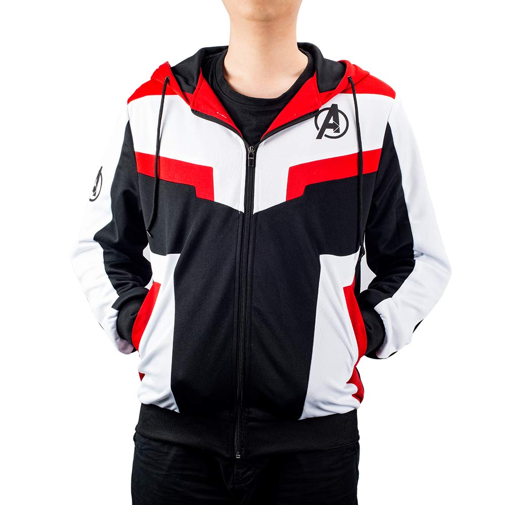 Avengers Endgame Hoodie Costume Quantum Suit Advanced Tech Jacket Cosplay Costumes