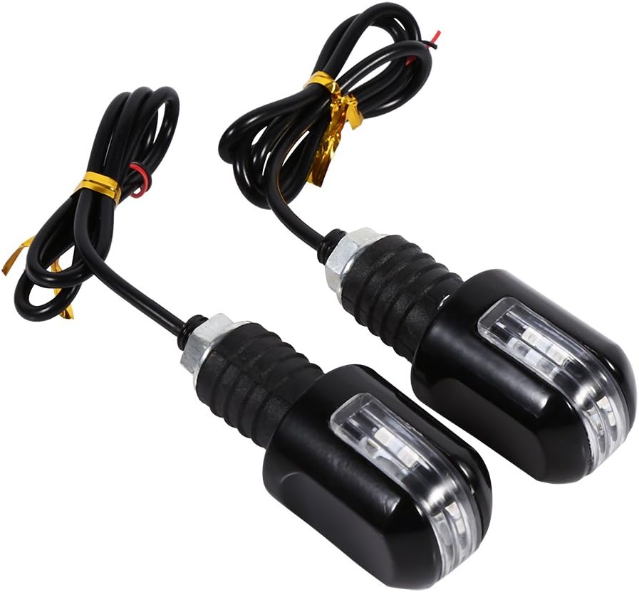 VGEBY Turn Signal Indicator, Motorcycle Turn Signal Light Waterproof LED 12V Lamp Amber (1 Pair)