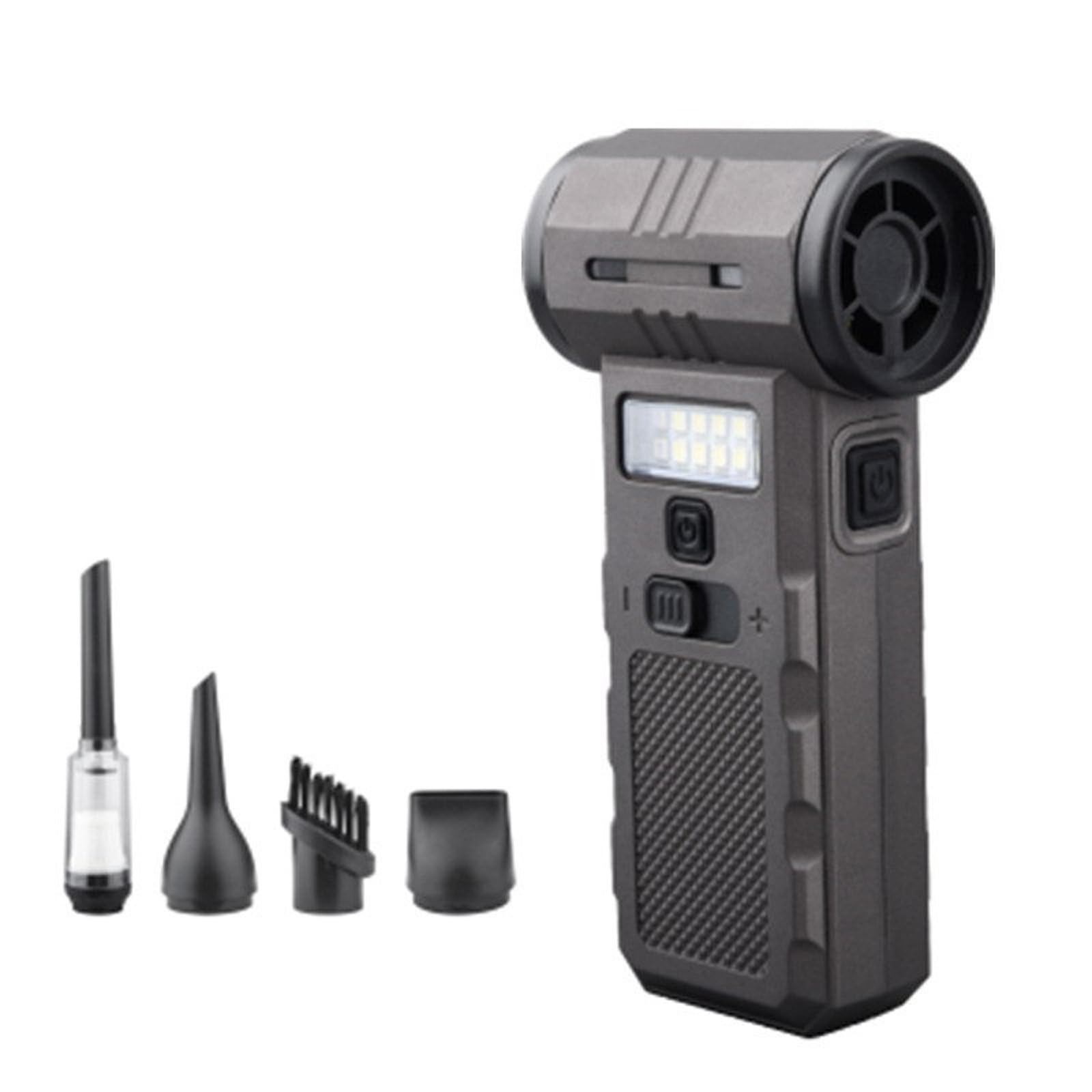 Lucidatrice elettrica Portatile Rapida da 45 m/s con modificabile a Pressione d ' 300G e Luce a LED per Computer Pulizia Auto Ventilatore potenziatore Portatile Lucidatrice con Motore