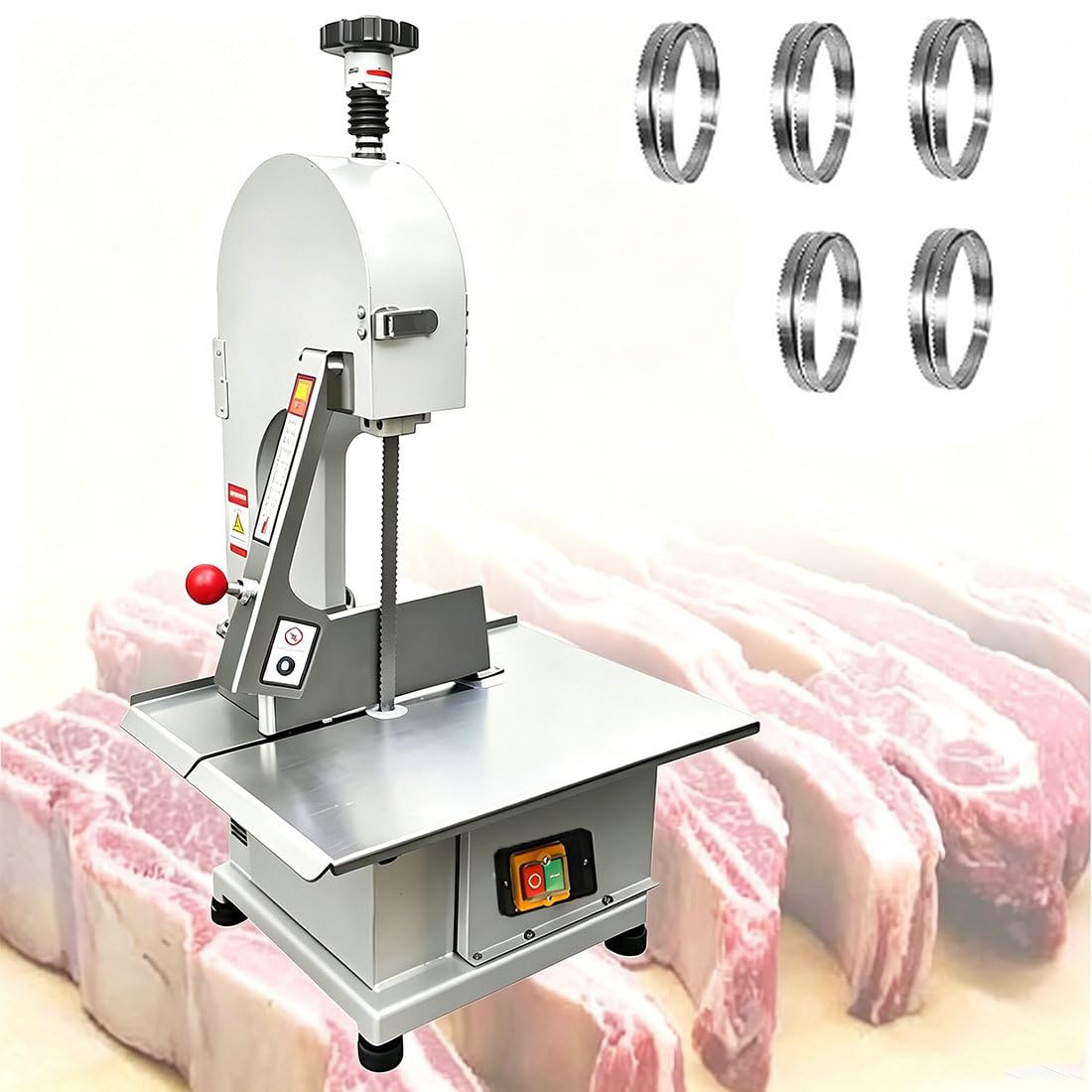 Sierra Cinta Comercial Carne,Acero Inoxidable 304