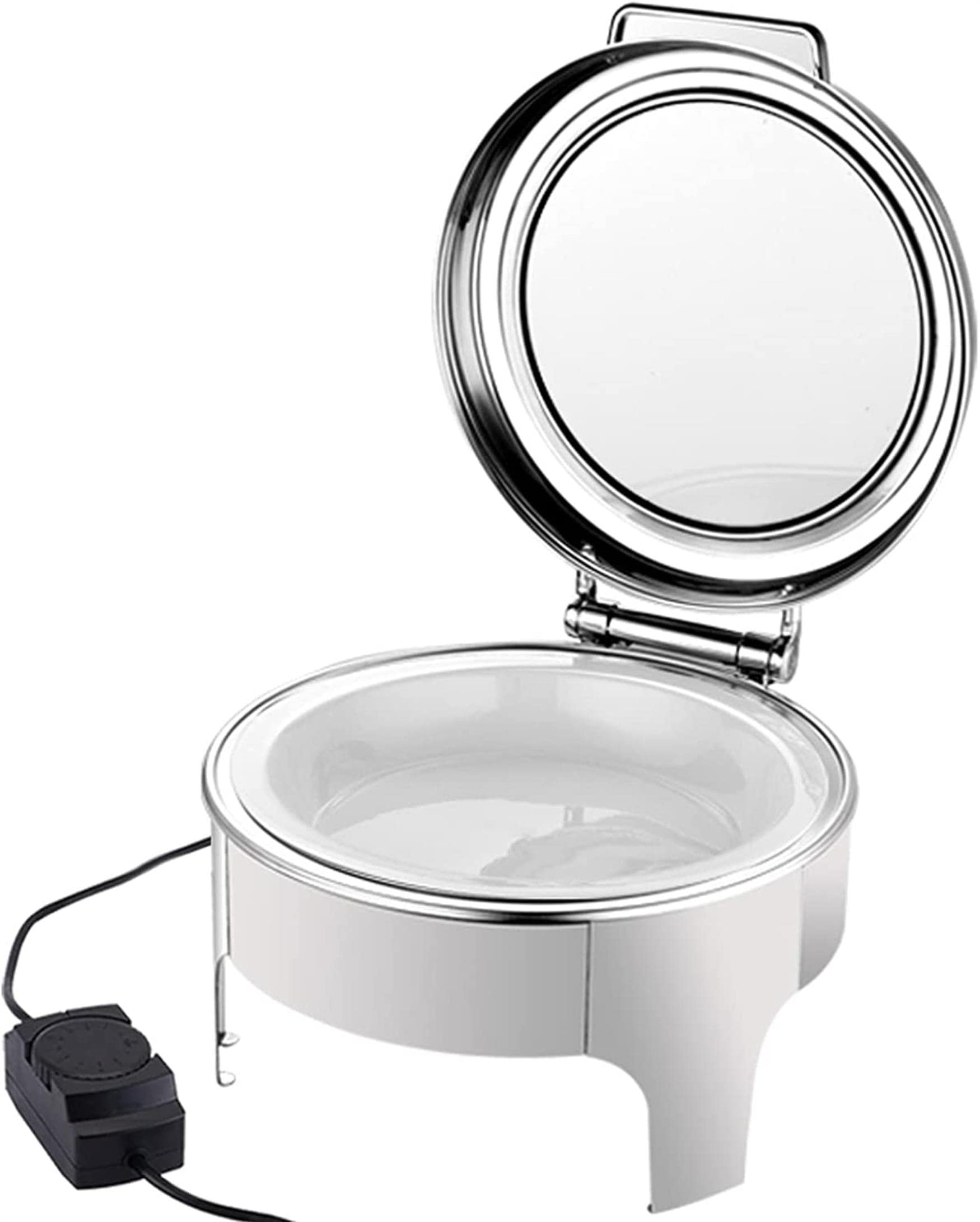 Chafing dish électrique rond pour ne plus servir de plats froids lors de vos fêtes de famille