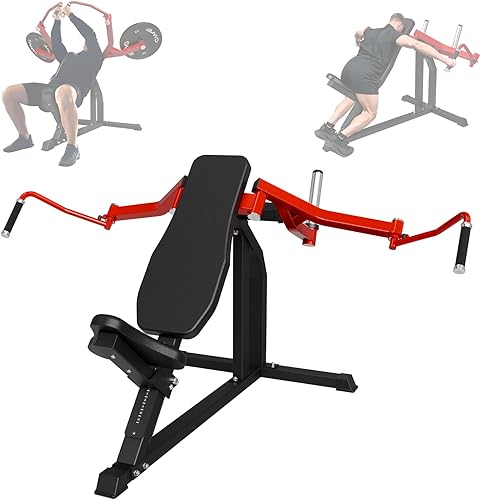 GMWD Máquina de mosca de pecho, máquina comercial de pecho inclinado, doble función inclinada de pecho y máquina de mosca trasera Delt, equipo de