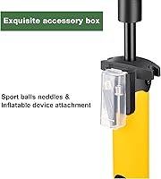 Vista 4 de Bomba de bicicleta con manómetro - Bomba de piso de bicicleta de 160 PSI se adapta a válvulas Presta y Schrader - Bomba de bicicleta con inflador