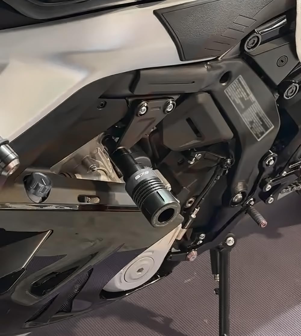 Accessori per moto Protezione del telaio Protezioni anti-caduta Protezioni paramotore per CFMOTO 675SR 675SR-R 675NK 675SS CF MOTO 675 SR 675 NK SS 675 SRR SR-R Protezione del telaio (Grigio