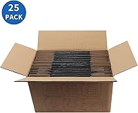 Vista 7 de Hoikwo Paquete de 25 cajas de envío de 6 x 4 x 3 para pequeñas empresas, cajas de cartón de embalaje negras, caja de embalaje de correo móvil