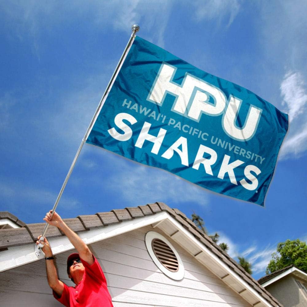 Hawaii Pacific Sharks Wordmark Flag - Image 2