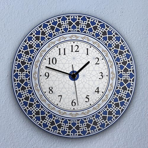Reloj de pared redondo IRI-GIRI 12 pulgadas acrílico silencioso miniatura 5