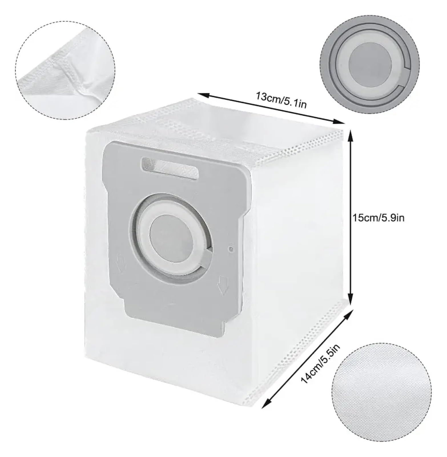 Spazzola Laterale Principale Filtro Hepa Sacchetto for la Polvere Compatibile con IRobot Roomba S9 9150 / S9+ Plus 9550 Pezzi di Ricambio Accessori for aspirapolvere Robot(Style M)