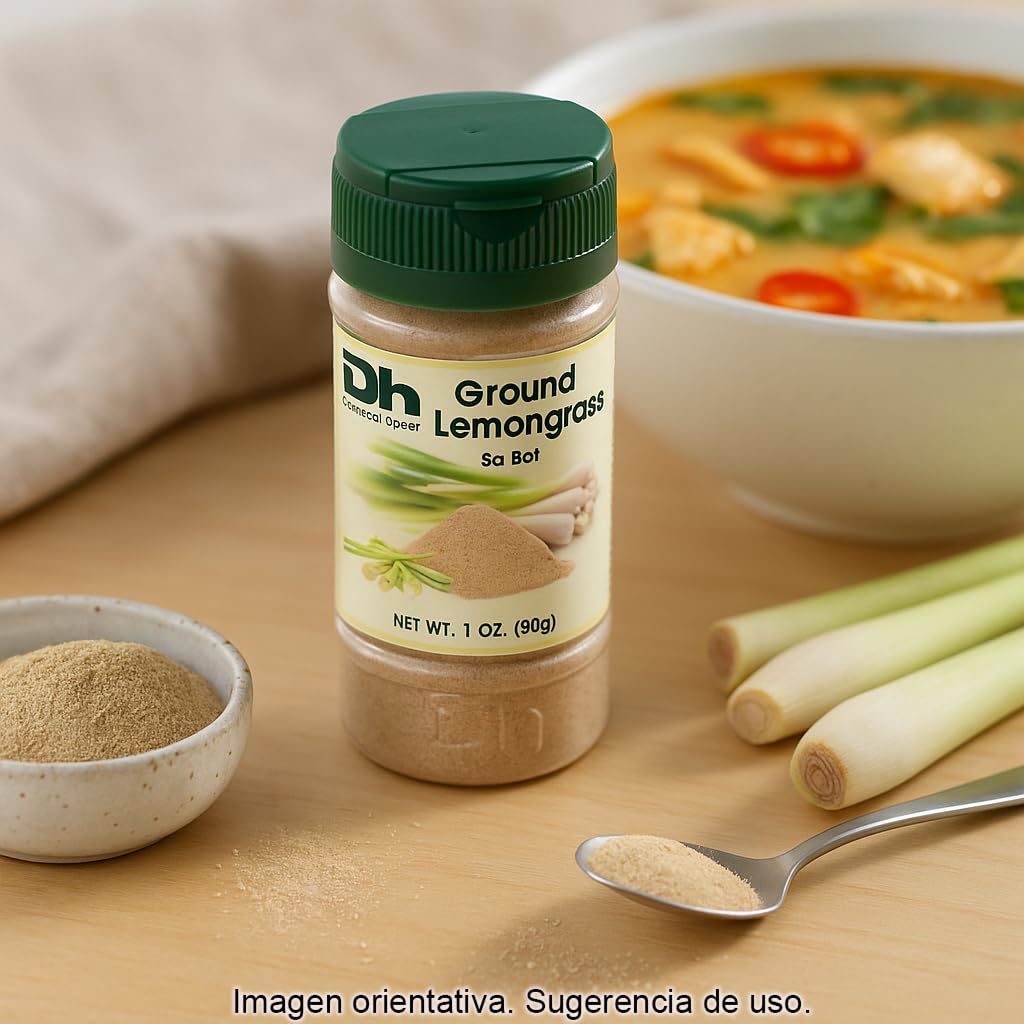 Lemongrass Powder 30g Citronela Vietnam Shaker Jar for Curries Soups Marinades Wok Infusions
