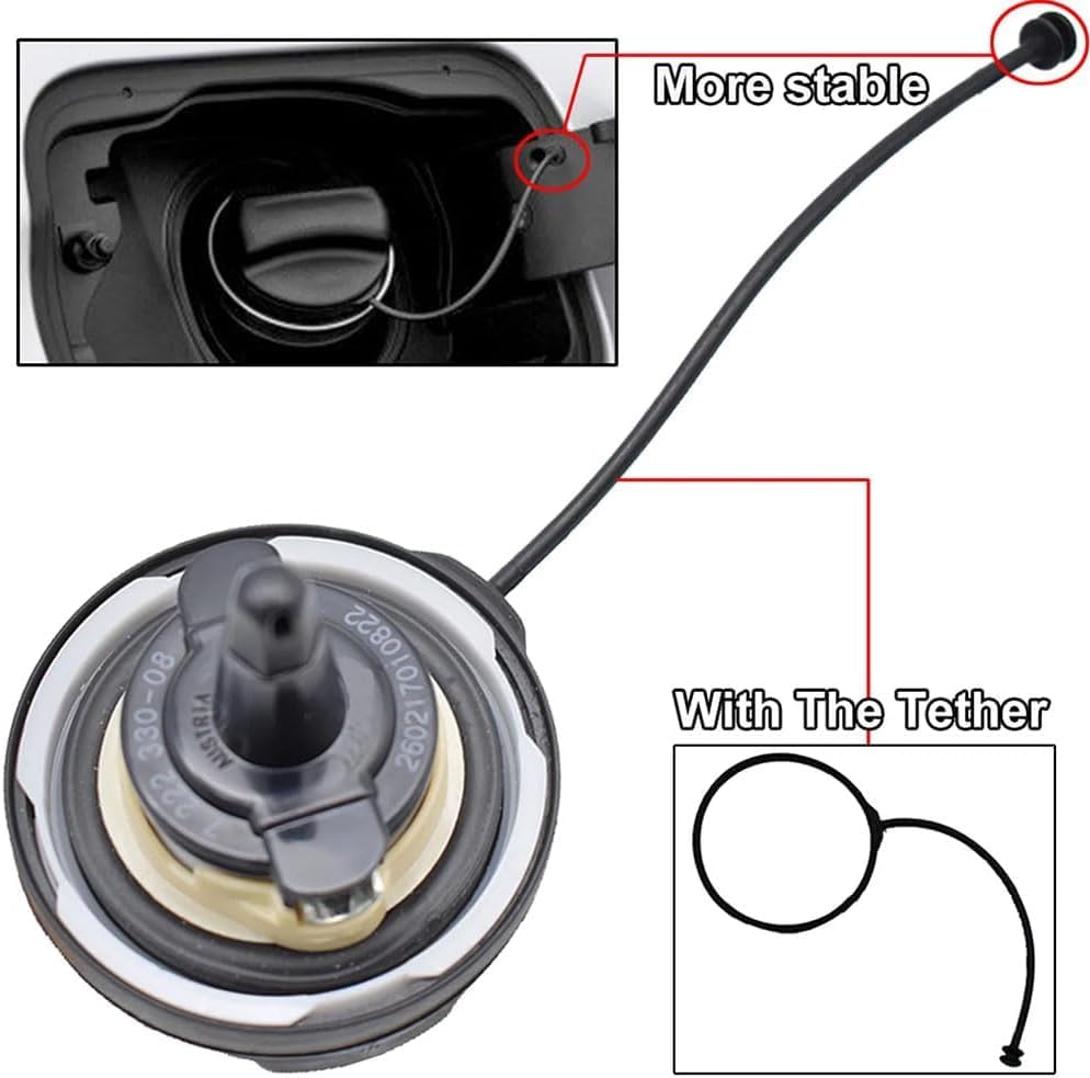 Miniatura 5 de Reemplazo de la tapa de llenado de combustible para BMW X6 E71 E72 OEM 16110149425 16111184668 16116754491 16116754634 16116756772 16116759042,