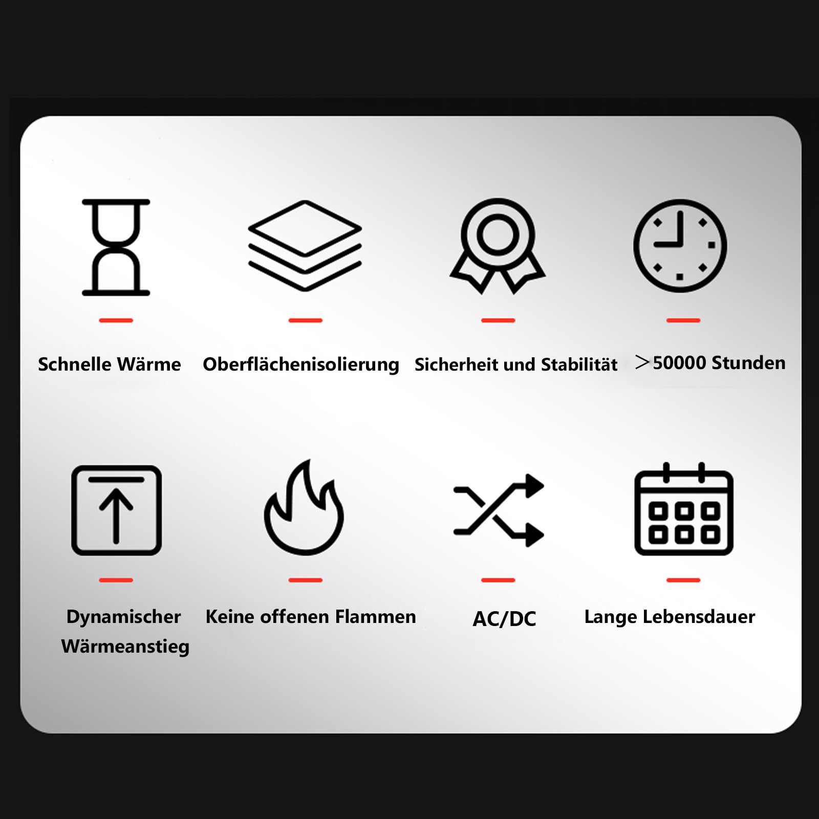 PTC-Thermostat-Heizplatte 220V 80C, Luftheizung mit konstanter Temperatur Hochleistungs-PTC-Heizelement Heizung AC/DC für 3D-Drucker, PTCYIDU
