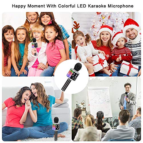 image for Verkstar Karaoke Wireless Microphone, Toy for Kids Adults 4 in 1 Bluet