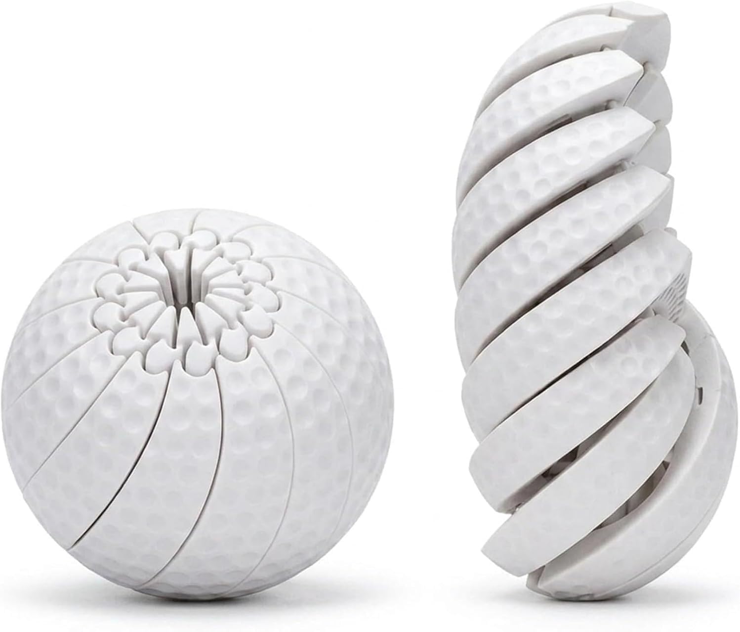 Baseball Fidget Ball, Softball Fidget Ball, Twist and Turn Sensory Puzzle Ball, Portable Handheld Stress Relief Desk Fidget Toy for Focus, Travel, Office & Classroom