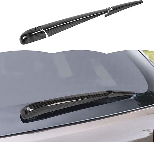 Cubierta del brazo del limpiaparabrisas trasero de fibra de carbono, accesorios exteriores para Jeep Grand Cherokee 2011-2020