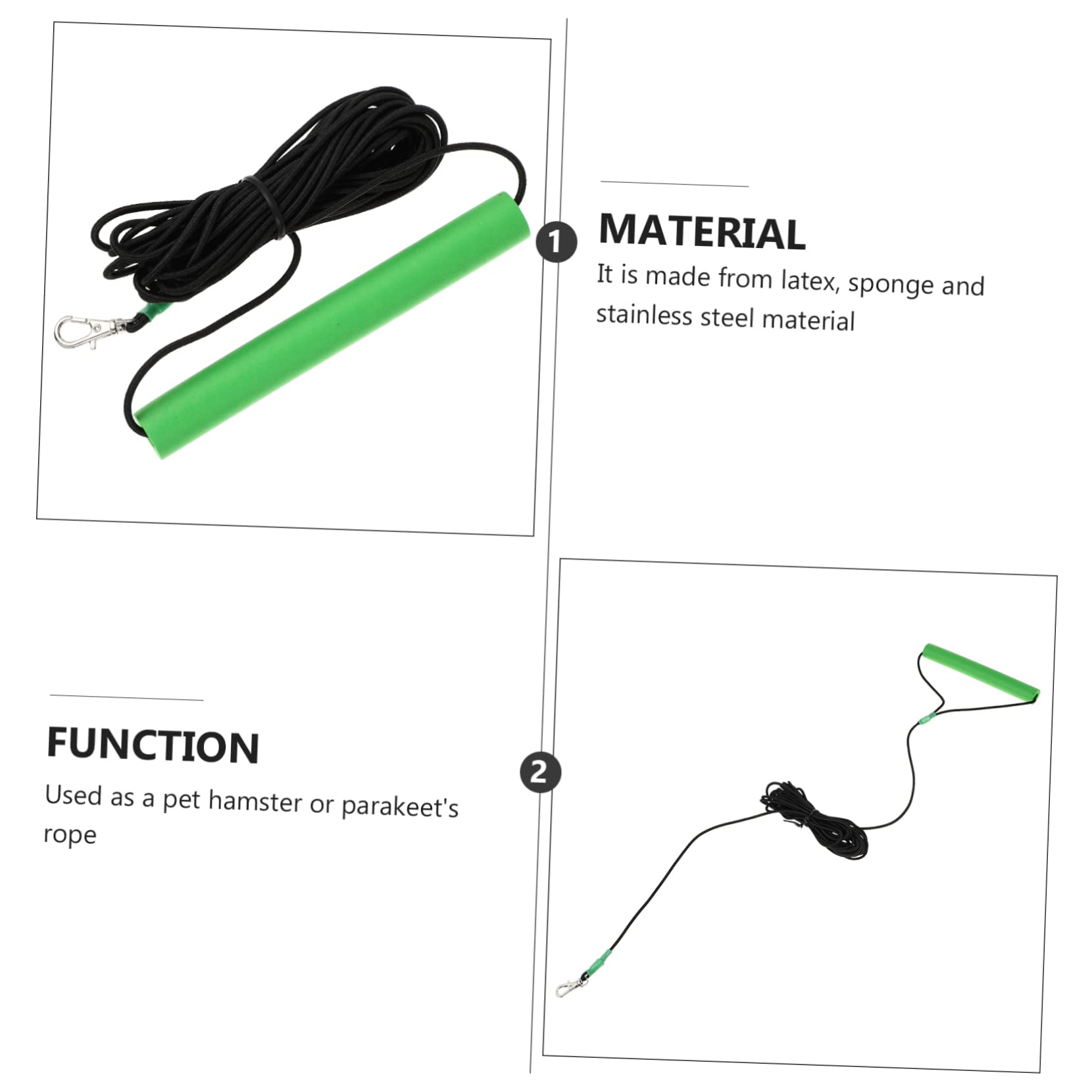 Hohopeti Arnés De Entrenamiento para Aves Cuerda De para Periquitos y Hámsters De Material y Cómodo para Paseos