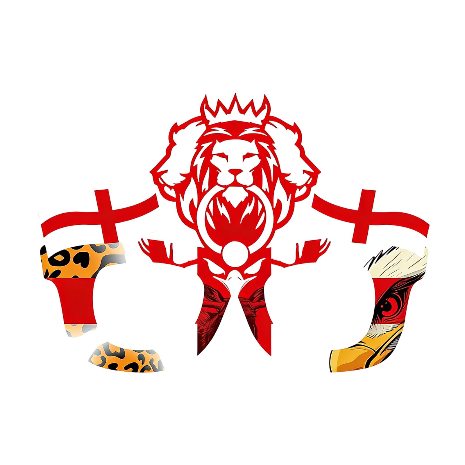 Tsophreniq Cheerleader Fan Glasses in 10 Countries Flag Designs Themed Party Perfect for Soccer Games and Celebration Tournament Fan