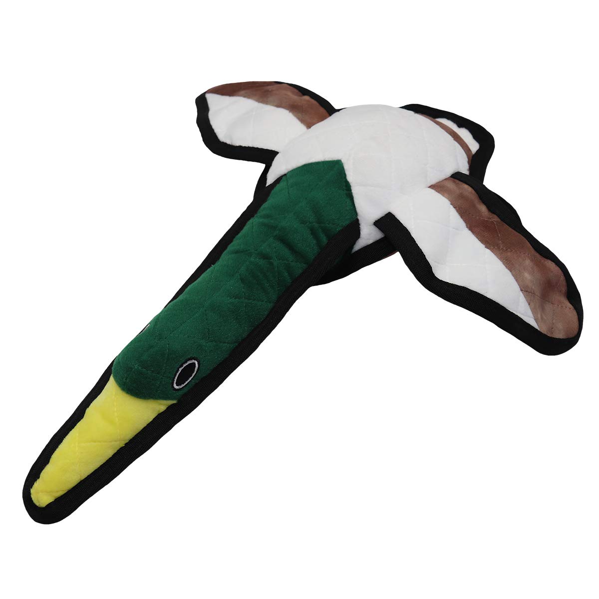 Jouet couineur pour chien (canard) – Extrêmement durable et doux avec coutures renforcées résistantes – Flotte dans l'eau – Lavable en machine – Animaux domestiques, maison