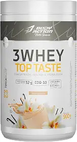 3 Whey Top Taste 900g Sabor Baunilha Bodyaction