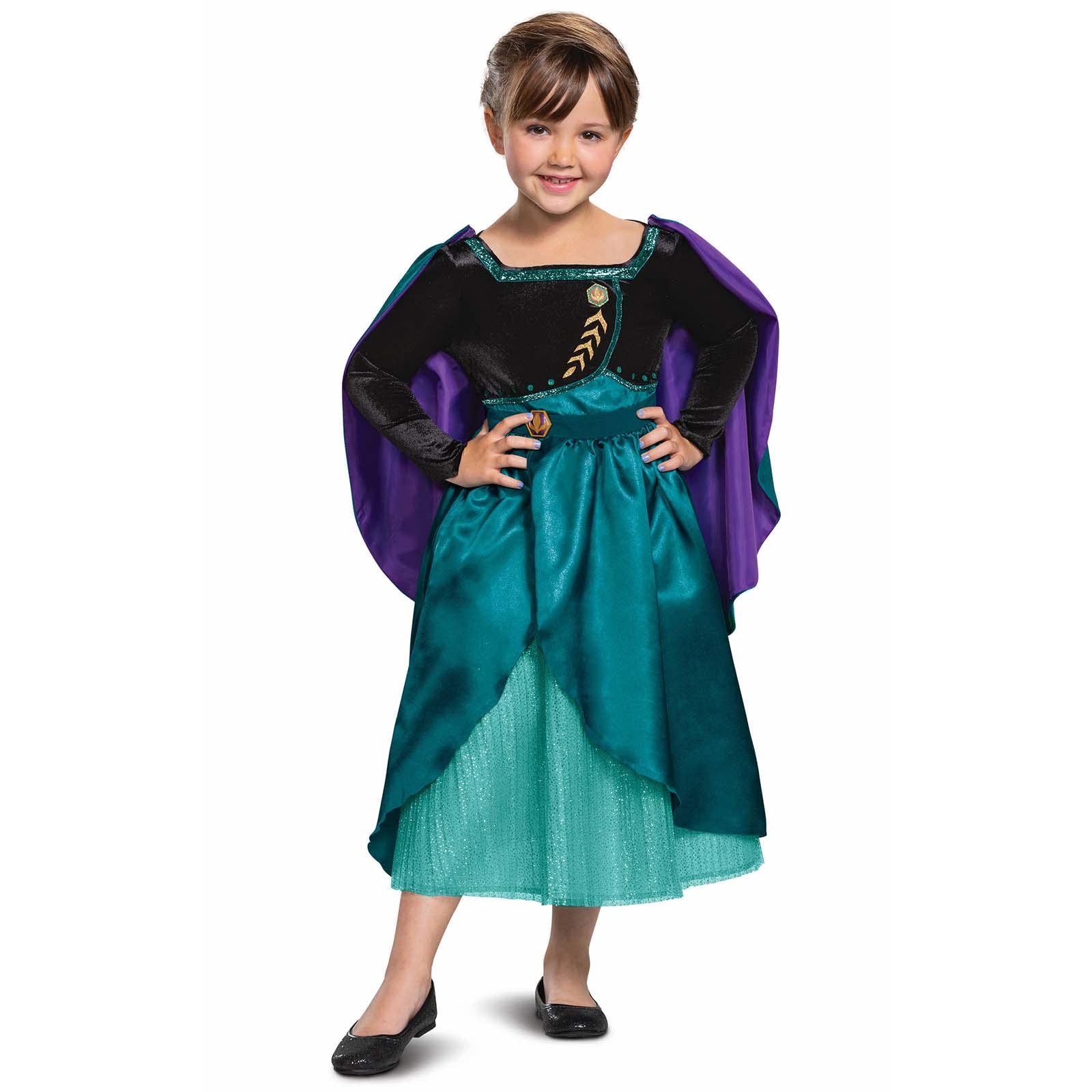 Disney Oficial - Disfraz Anna Frozen Niña Reina De Arendelle, Disfraz Ana Frozen Niña, Disfraz Frozen Anna Niña, Vestido Anna Frozen Niña, Disfraz Carnaval Niña Talla S