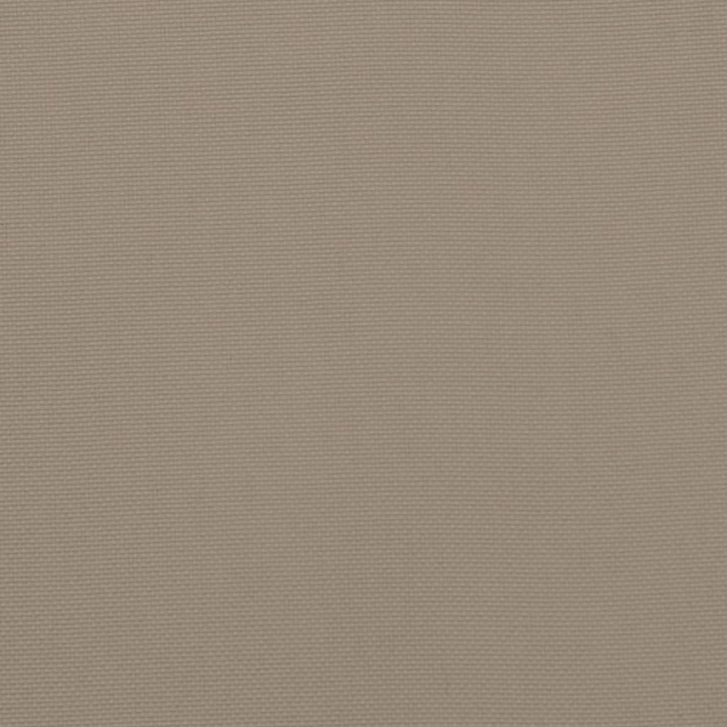 Cuscini per Pallet 6 pz 50x50x7 cm Tessuto Oxford Tortora