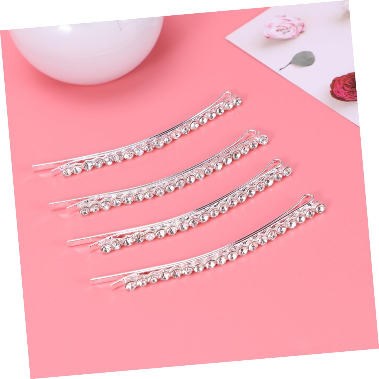 Didiseaon Piezas Pinzas Para El Cabello Niña Horquilla Para El Cabello Horquillas De Letras Adornos De Pelo De Moda Pinzas De Pelo De Plata Pasadores Sombrerería Carta Mujer