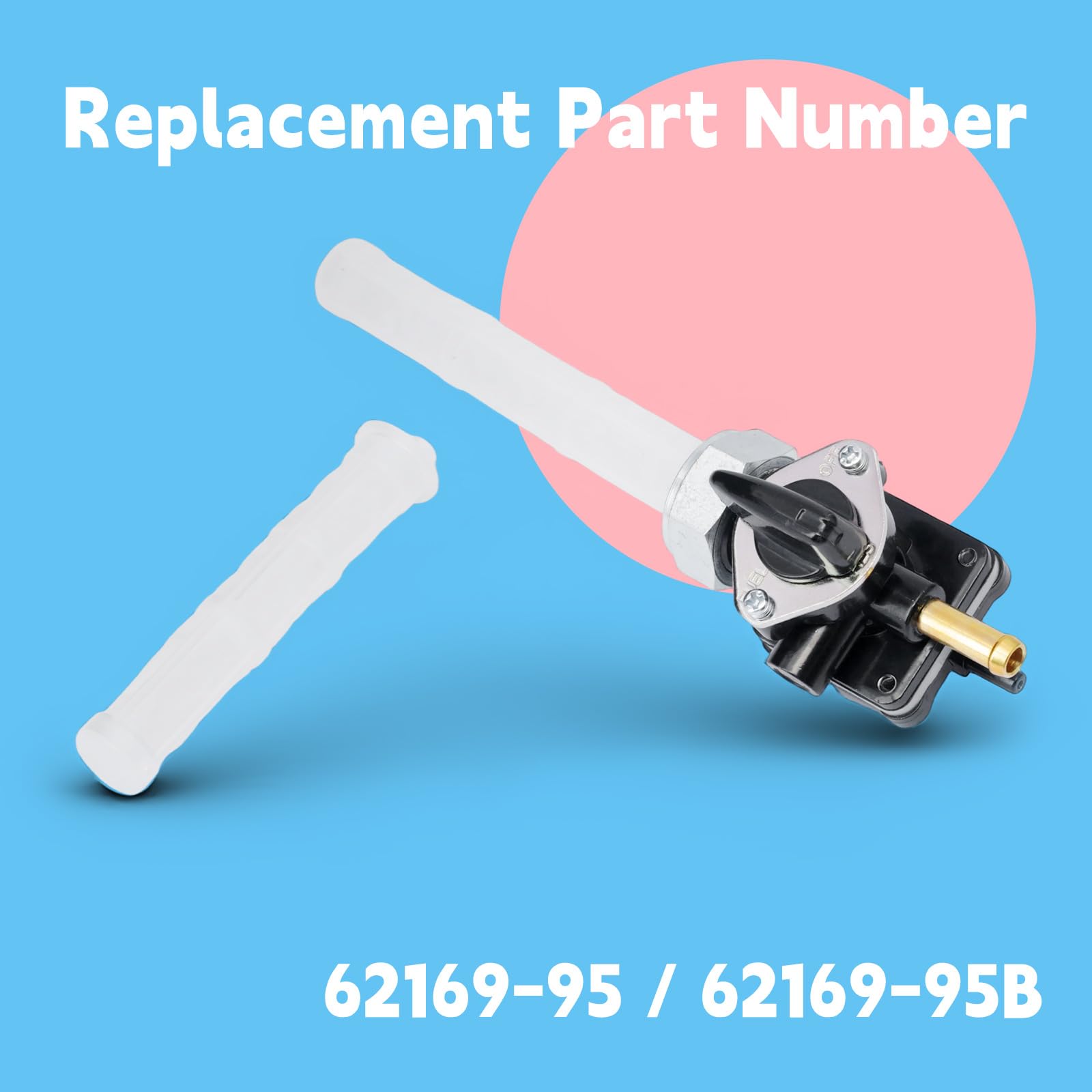 Amazon.com: GLOXTED 62169-95 Fuel Valve Petcock Compatible with