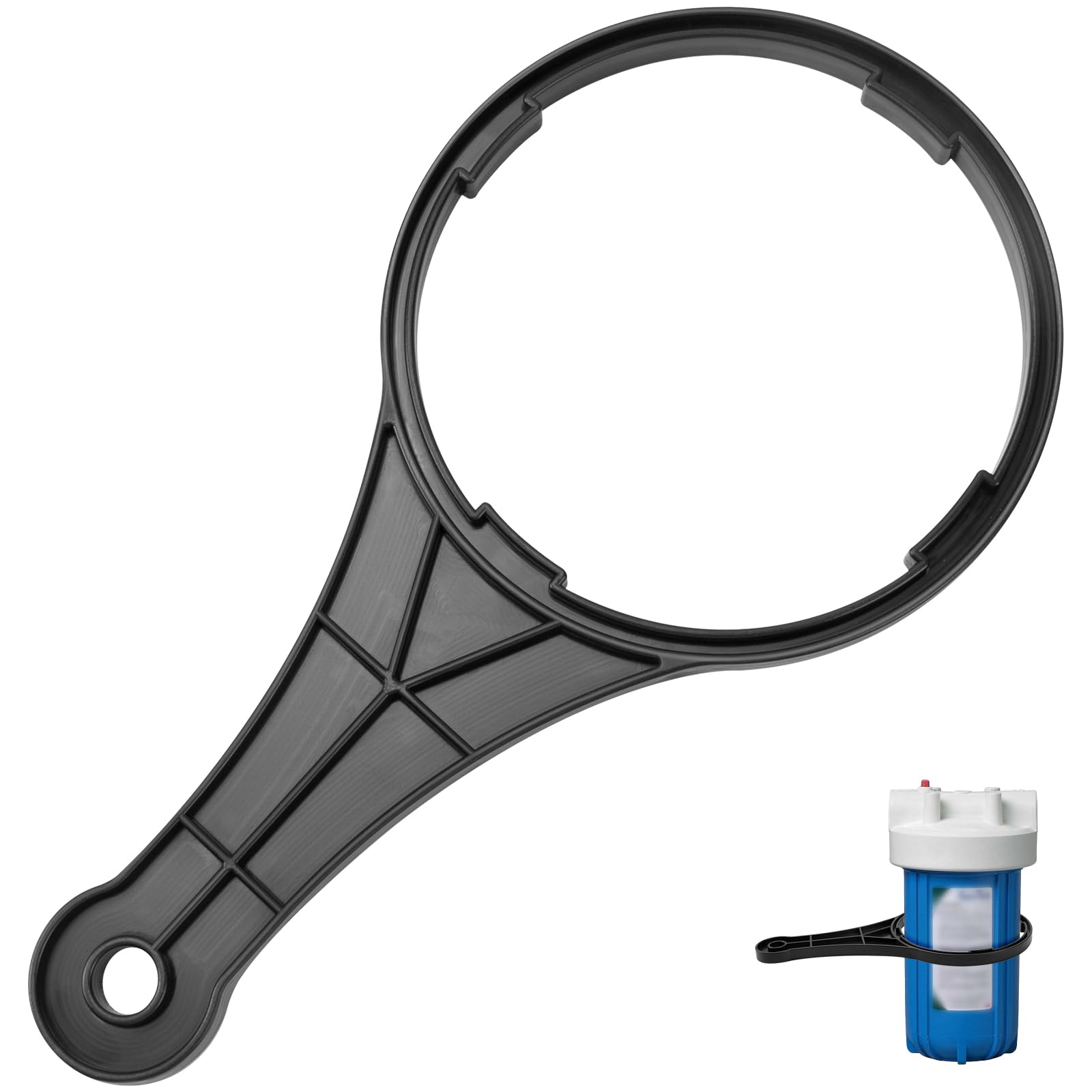 Water Filter Housing Wrench Compatible with Culligan HD-950, PWF45W, Aqua-Pure AP801 AP802, Pentek, Big Clear, YTB, Atlas Filtri and Most Filter