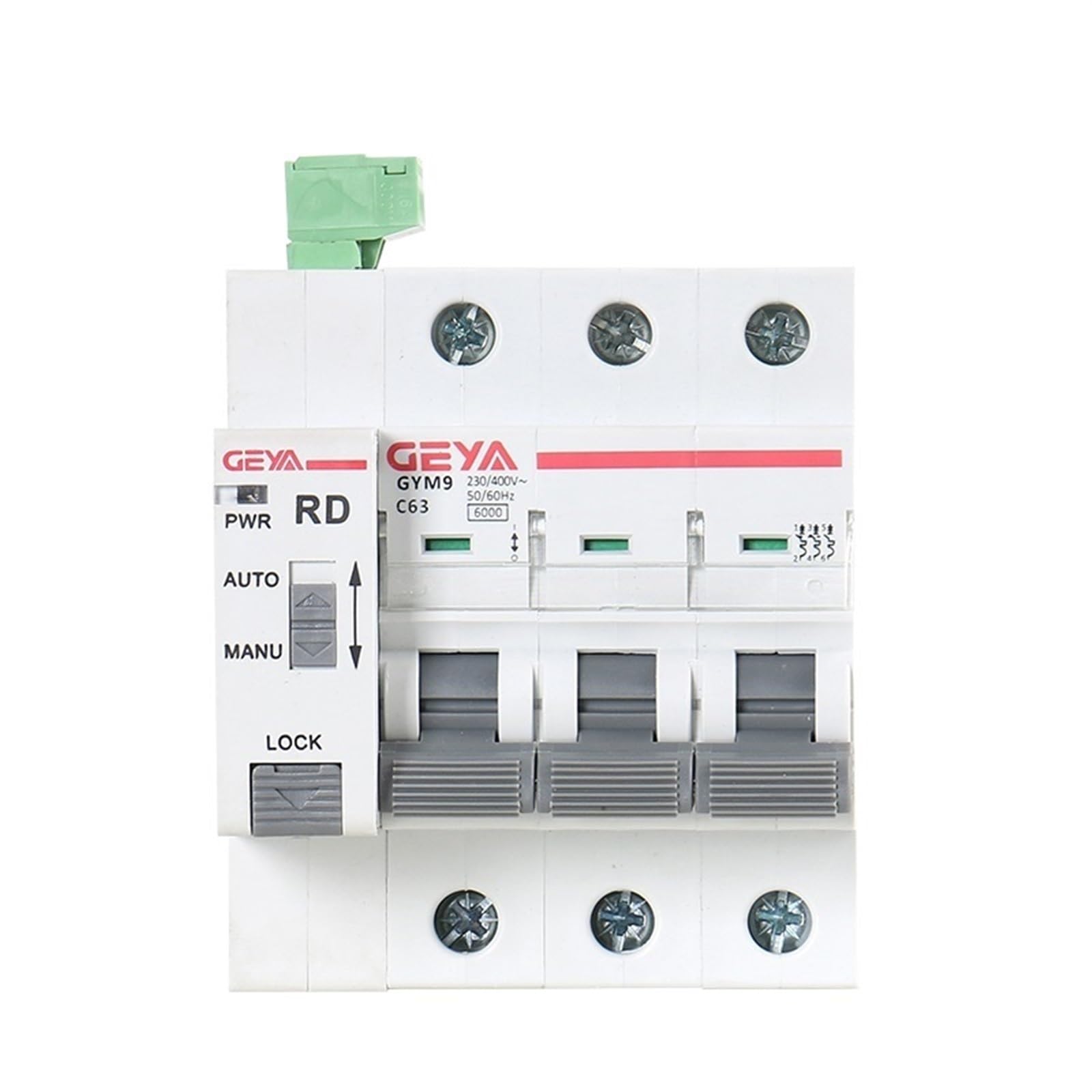 Din Rail GYM9 3P MCB avec dispositif de réenclenchement automatique, disjoncteur à réinitialisation automatique, maison intelligente MCB, réenclencheur automatique(3PMCB25A,GRD9M-R-AC220-AUTO)