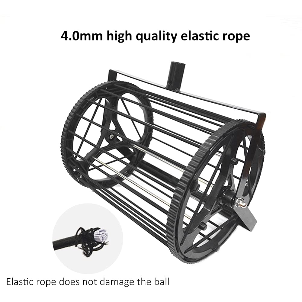 125 Bälle Kapazitätstisch Tennisbällchen Retriever -Sammler Pingpong Ball Picker Tisch Tennis Ball Hopper Roller Tisch Tenniszubehör